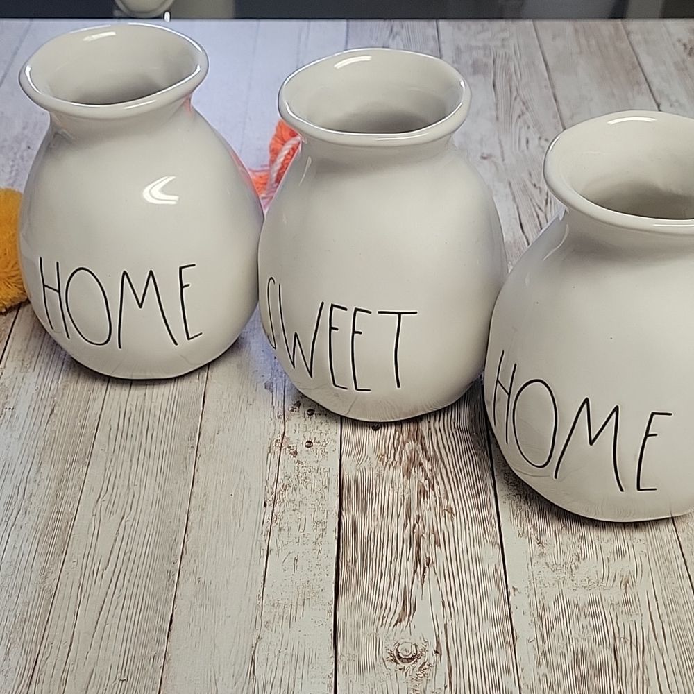 Rae Dunn Home Sweet Home Bud Vases